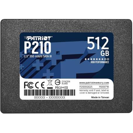 Patriot P210 512GB SATA III (P210S512G25)