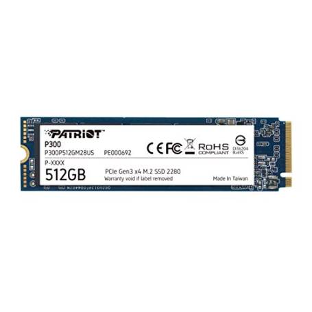 Patriot P300 M.2 PCIe Gen 3 x4 512Go SSD (P300P512GM28)