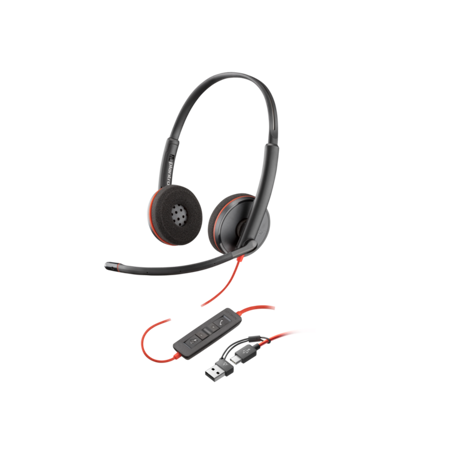 Micro-casque Poly Blackwire 3220 stéréo USB-C (8X228AA)