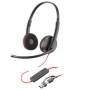 Micro-casque Poly Blackwire 3220 stéréo USB-C (8X228AA)