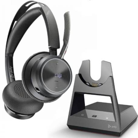 POLY Voyager FOCUS 2  BLUETOOTH & USB-A avec socle de charge(77Y86AA)