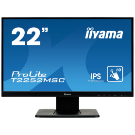 iiyama ProLite T2252MSC-B2 écran plat de PC 54,6 cm (21.5") 1920 x 1080 pixels Full HD LCD Écran tactile Noir (T2252MSC-B2)