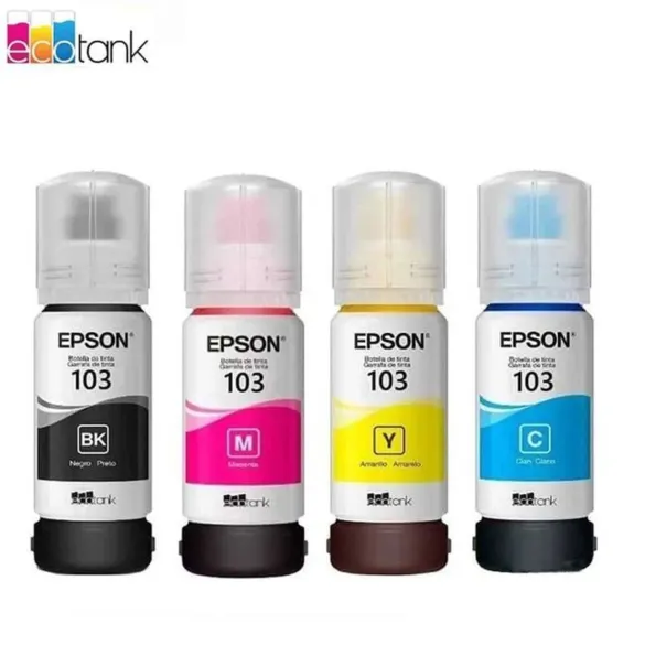 Pack Bouteilles Encre Epson 103 Originales - Maroc