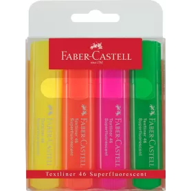 Surligneurs Faber-Castell Textliner (Lot de 4) - Maroc
