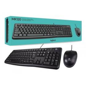 Logitech Desktop MK120 Ensemble Clavier et Souris USB (920-002539)
