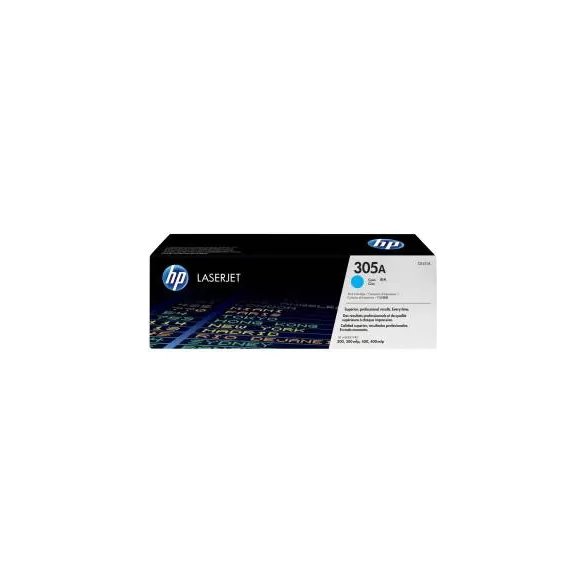 Toner HP 305A Cyan Original - Maroc