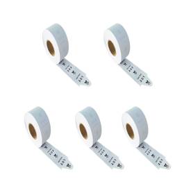 Pack 5 Rouleaux de 2000 tickets de file d'attente (RFAP5)