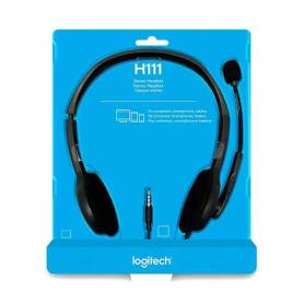 Casque stéréo professionnel H111 Logitech - Jack 3,5mm (981-000593)